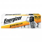 9V paristo energizer industrial alkaline 12kpl