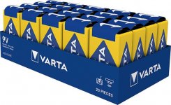 9V paristo 6LR61 Varta Industrial PRO 20kpl