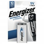 9V paristo Energizer ultimate lithium litiumparisto