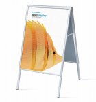 A-mainosteline Jansen 70x100 sisälle ja sadesuojatut alueet