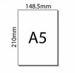 A5 EDI-lomake, liimattu 500 kpl/ltk