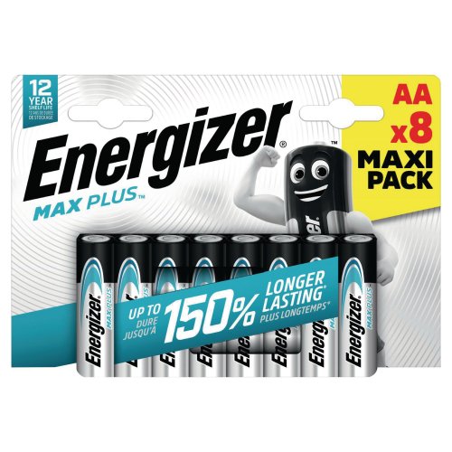 AA paristo 1.5 V LR6 Energizer® max plus™ 8kpl