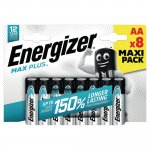 energizer alkaline max plus aa 8kpl