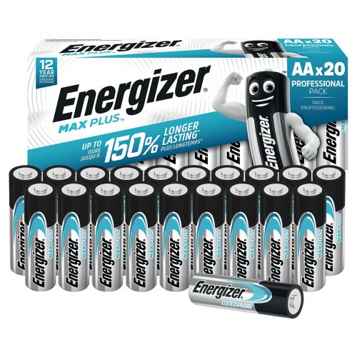 AA paristo 1.5 V LR6 Energizer® max plus™ 20kpl
