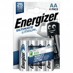 AA paristo 1.5 V LR6 energizer ultimate litiumparisto 4kpl