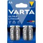 AA paristo LR6 Varta Ultra Lithium litiumparisto 4kpl