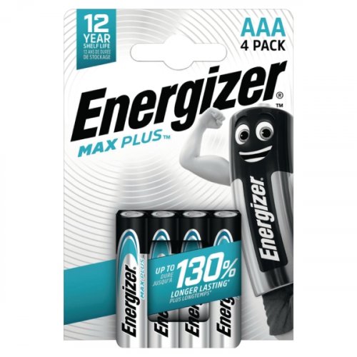 AAA paristo 1.5 V LR3 Energizer® max plus™ 4kpl