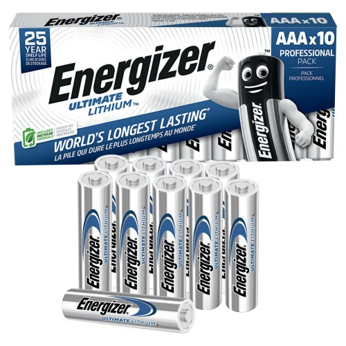 AAA paristo 1.5 V LR3 Energizer® ultimate lithium™ litiumparisto 10kpl