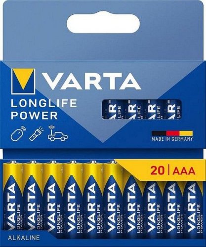 AAA paristo LR03 Varta Longlife Power 20kpl
