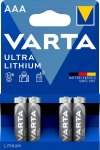 AAA paristo LR03 Varta Ultra Lithium litiumparisto 4kpl