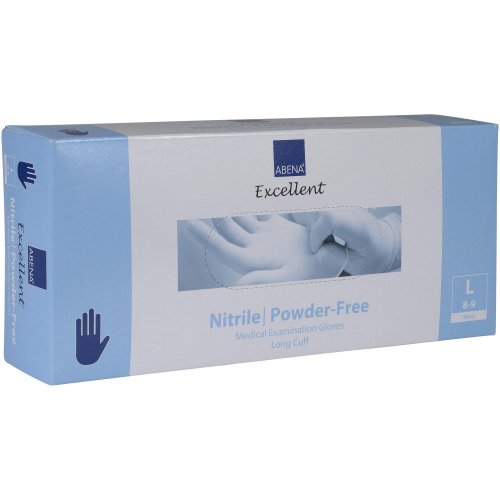 Abena nitriilikäsine L excellent p 100kpl