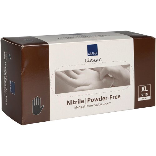 Abena nitriilikäsine XL classic puuteroimaton musta 180kpl