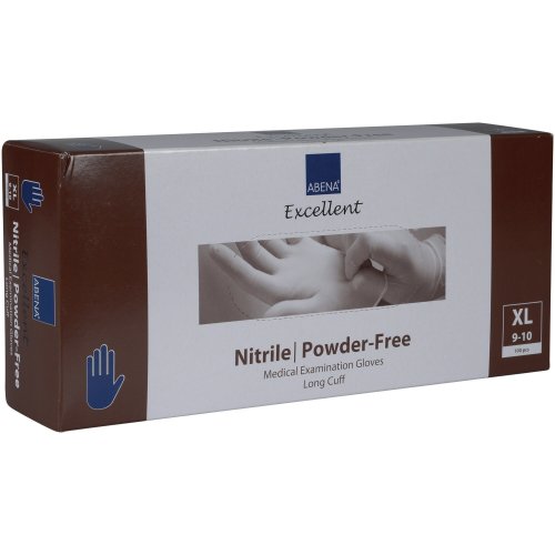 Abena nitriilikäsine XL excellent pitkä sininen 100kpl