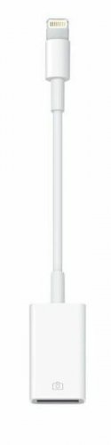 Adapteri Apple Lightning to USB Camera Lightning-sovitin, valkoinen