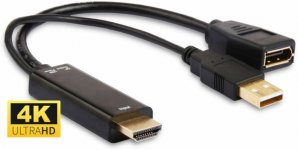 Adapteri Displayport MicroConnect HDMI/ M/F 0,25m