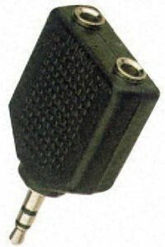 Adapteri MicroConnect 3.5mm-2x3.5mm M-F Audio