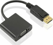 Adapteri MicroConnect Displayport-VGA M-F, 15cm