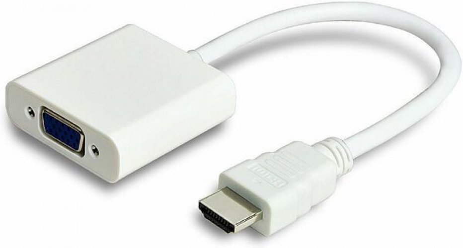 Adapteri MicroConnect HDMI-VGA M-F 0,15m White