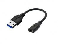 Adapteri Microconnect USB 3.0 A M to USB- C F 0,2m