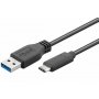 Adapteri MicroConnect USB C- USB A M-M 0,15m