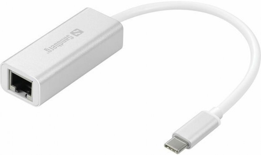 Verkkoadapteri Sandberg USB-C /RJ-45 Gigabit