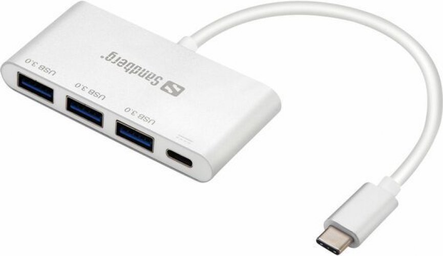 Adapteri Sandberg USB-C to 3 x USB 3.0