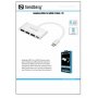 Adapteri Sandberg USB-C to 3 x USB 3.0