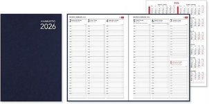 Aikamuistio ommeltu, sininen 2026