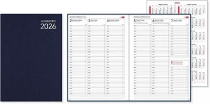 Aikamuistio ommeltu, sininen 2026