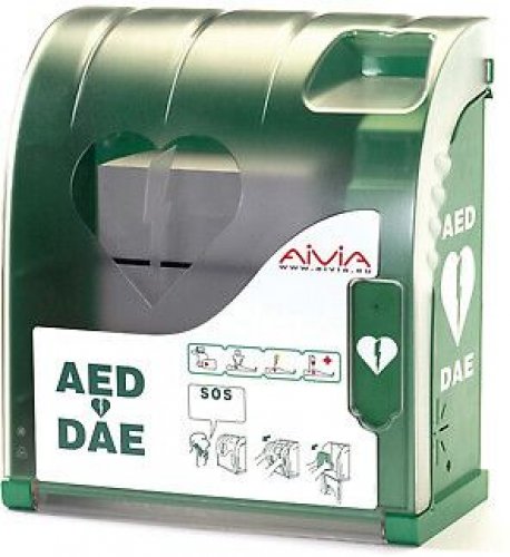 AED -kaappi ulkokäyttö hälytystoiminto