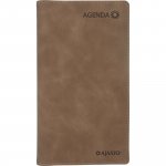 Ajasto agenda horizontal 85x162mm ruskea