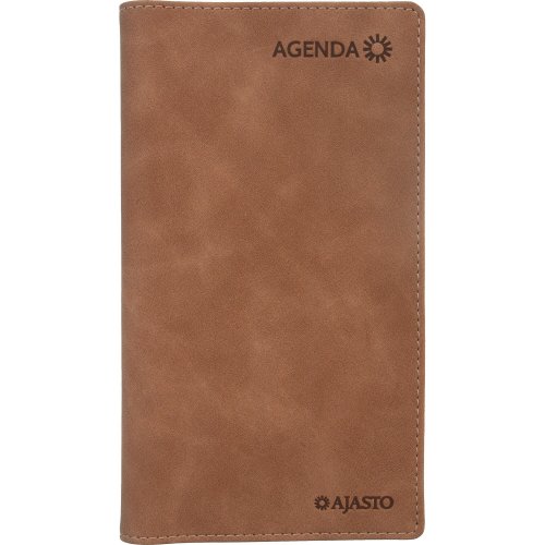 Ajasto agenda horizontal, ruskea
