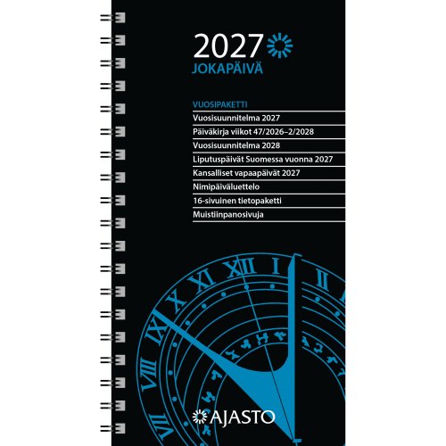 Ajasto jokapäivä-vuosipaketti