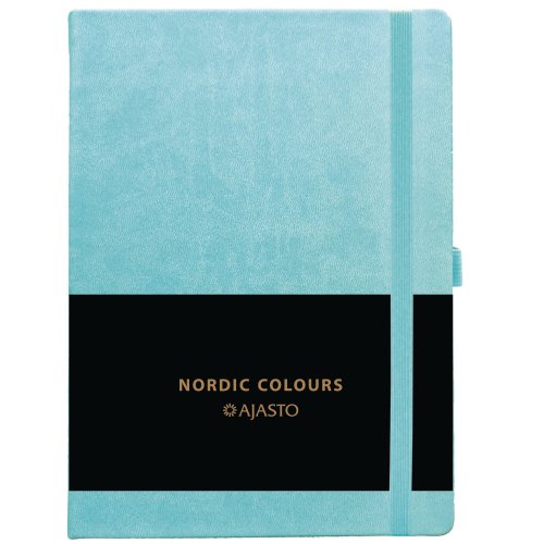 Ajasto planner-muistikirja, aqua