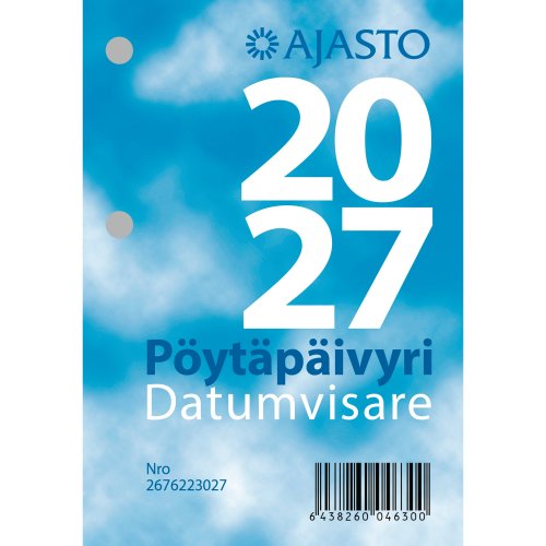 Ajasto pöytäpäivyri/datumvisare
