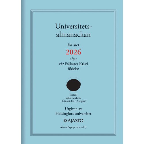 Ajasto universitetsalmanackan 105x148