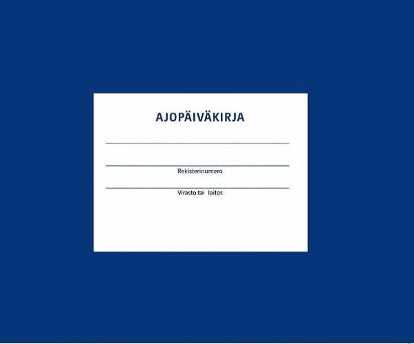 Ajopäiväkirja A5L Ajopäiväkirja A5L