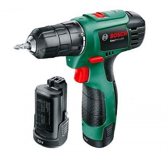 Akkuporakone Bosch Easydrill 1200 2 x1,5AH /ruuvinväännin