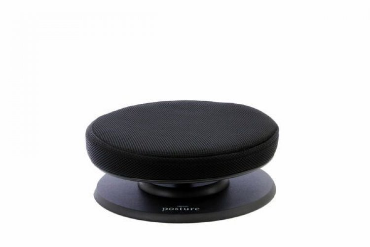 150098 Aktiivi-istuin Posture Balance musta on pyöreä istuinalusta joka saa aikaan keinuvan liikkeen joka suuntaan, jolloin saat terveellistä liikuntaa työn ohessa. Istuimella on kolmen vuoden takuu.