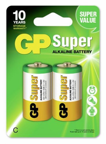 Alkaliparisto GP Super 14AU/LR14 C