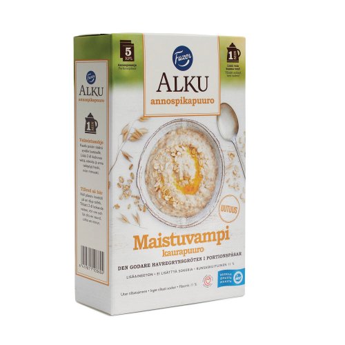 Annospikapuuro Fazer alku maistuvampi kaurapuuro 40g 5kpl