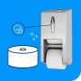 Annostelija Tork Twin Mid-size hylsyttömälle wc-paperille T7