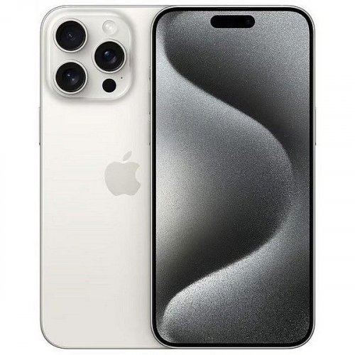 Apple iphone 15 Pro Max 256GB valkotitaani huollettu