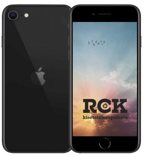 Apple iphone SE3rd 2022 64GB Midnight tehdashuollettu
