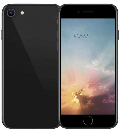 Apple iphone SE3rd 2022 64GB keskiyö huollettu b-grade