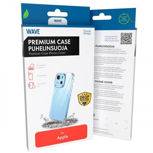 Apple iphone Wave 14 Plus Suojakuori Premium Kirkas