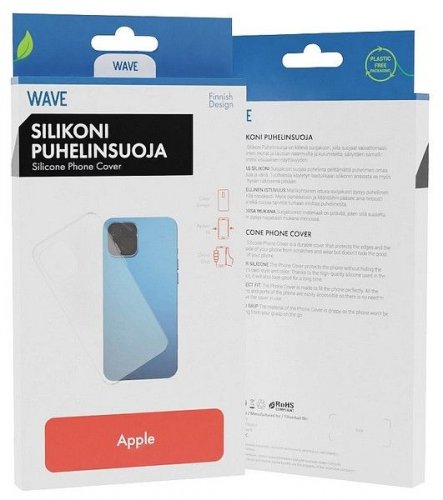 Apple iphone Wave 16 Pro Max silikonisuoja kirkas