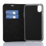Apple iphone Wave XR Lompakkokotelo musta