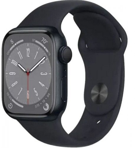 Apple Watch S8 45mm GPS AL älykello midnight ei rannekett