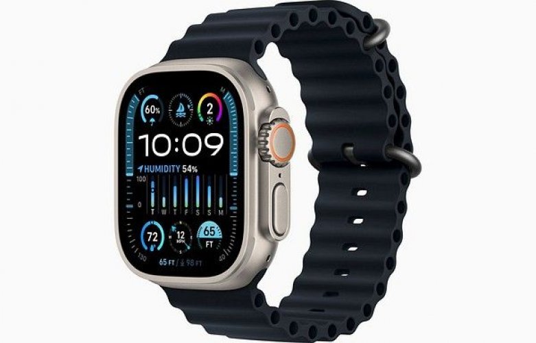 Apple Watch Ultra 2 49 mm Titanium silver/black 4G EU huollettu